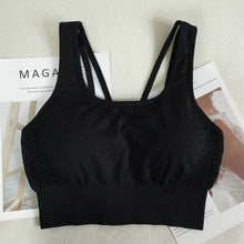 Load image into Gallery viewer, Newest Women Energy Seamless Sport Bra Gym Top Fitness Yoga Bra Padded Push Up Shockproof Running Back Cross Strappy Sports Bra